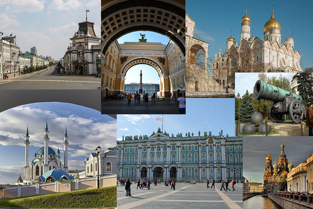 Tour Moscow – SPB – Kazan